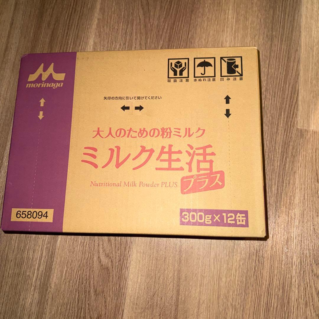 morinaga ミルク生活 プラス 300g x 12缶