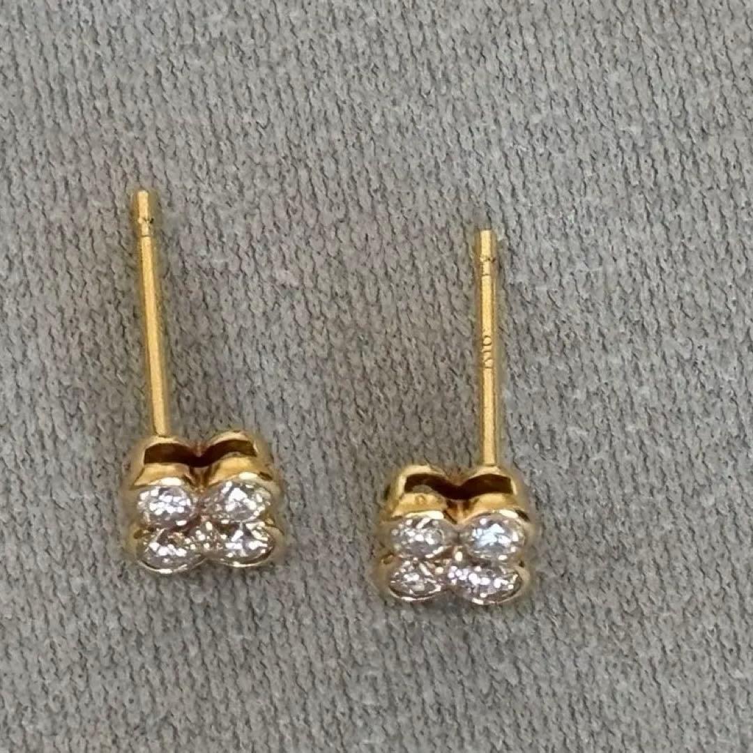 ヴァンドーム　k18 ダイヤ　ピアス