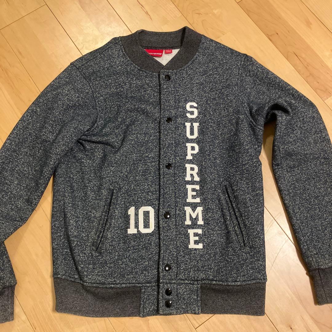 Supreme スウェットスタジャン グレー