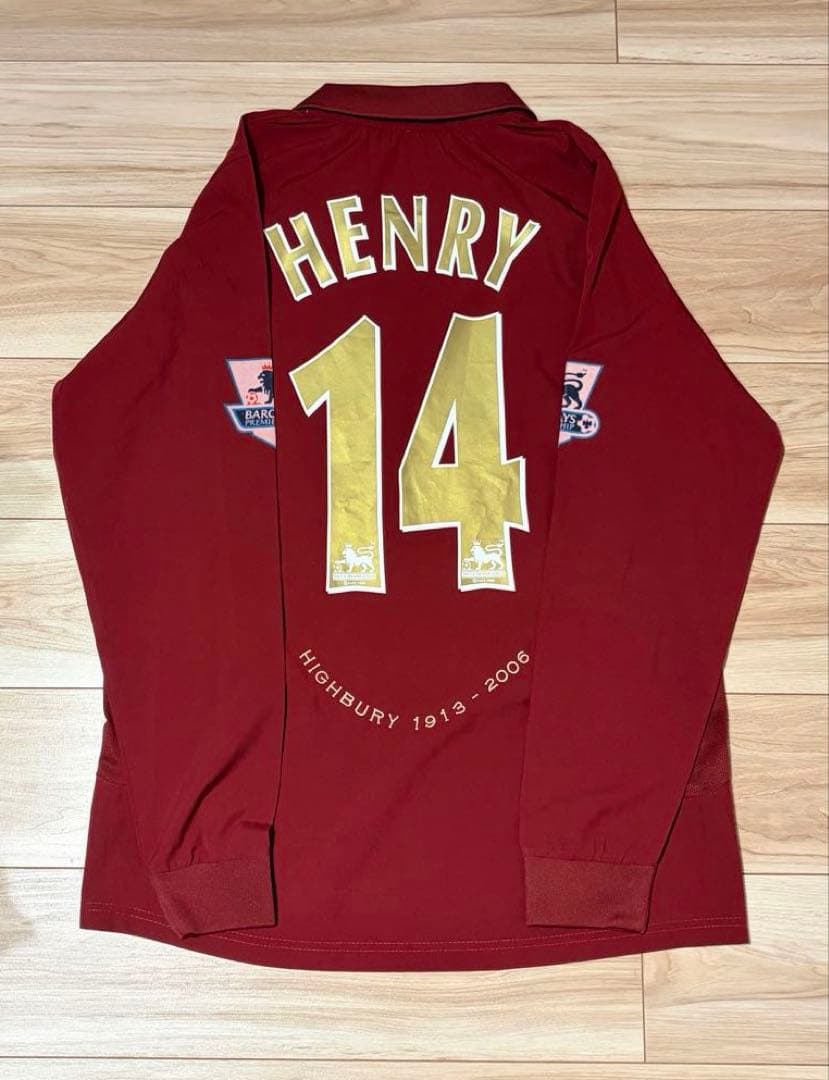 Arsenal アーセナル アンリ 05-06 ユニフォーム HIGHBURY