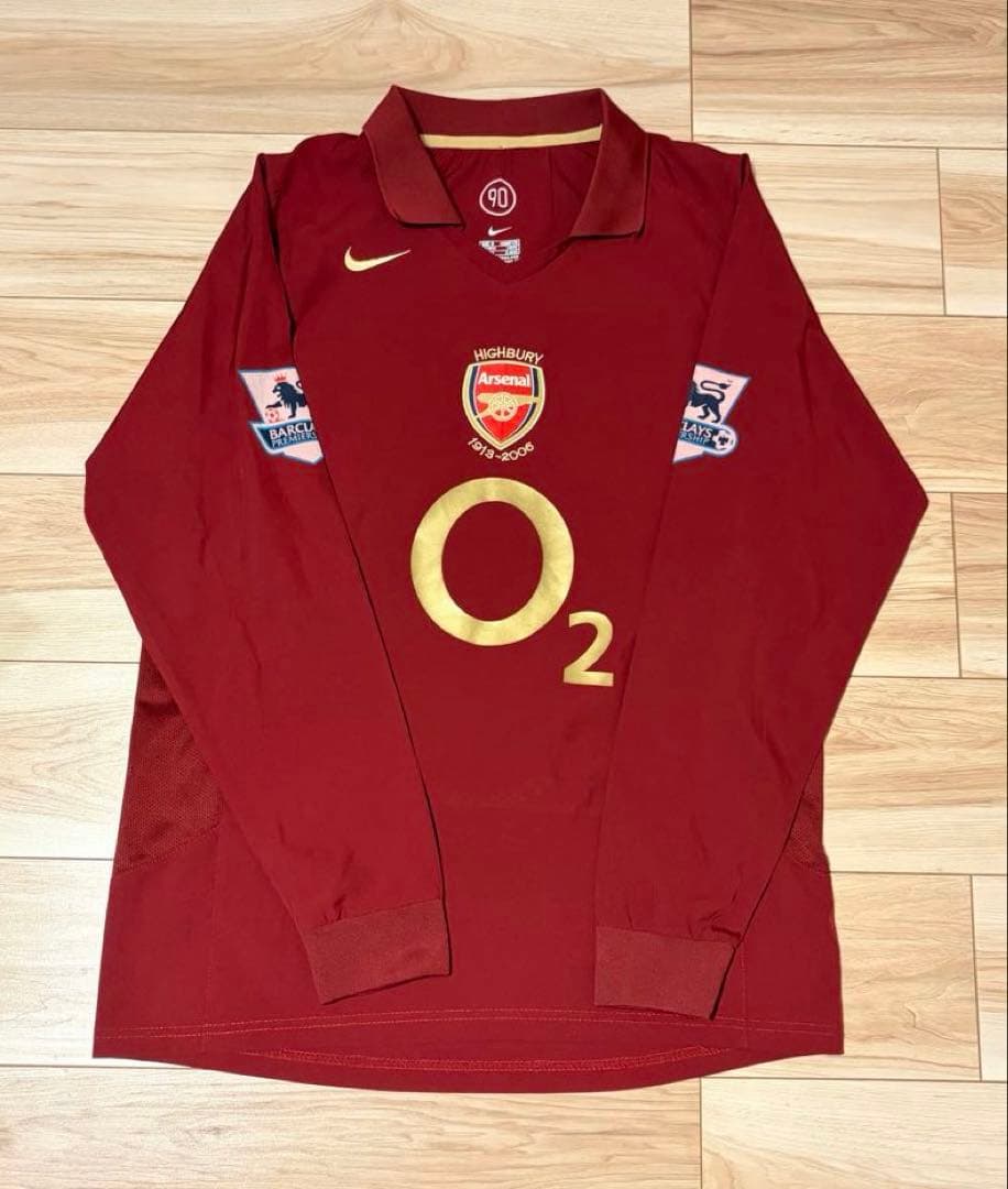 Arsenal アーセナル アンリ 05-06 ユニフォーム HIGHBURY