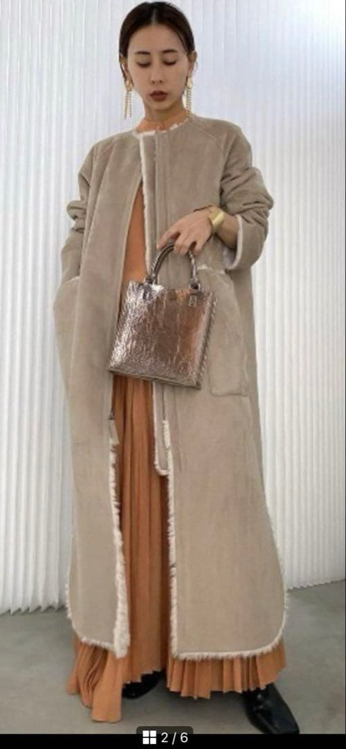 ameri リバーシブル ツインボアコート