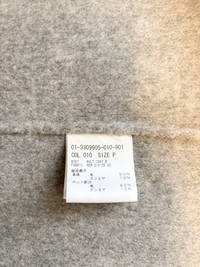 Theory セオリー カシミヤ ロングコート グレー