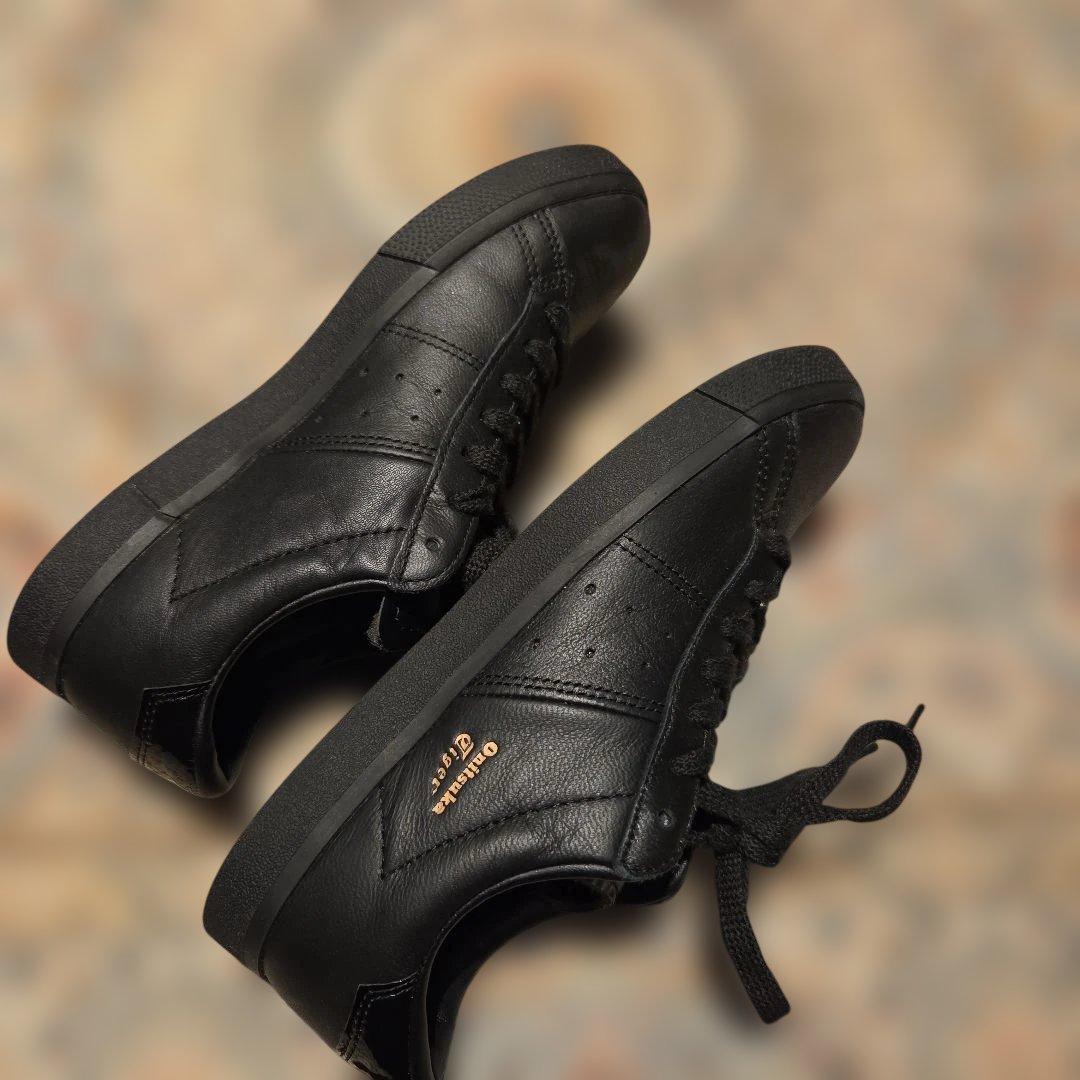 み*こ様 【極美品！✨】Onitsuka Tiger ブラックレザー スニーカー