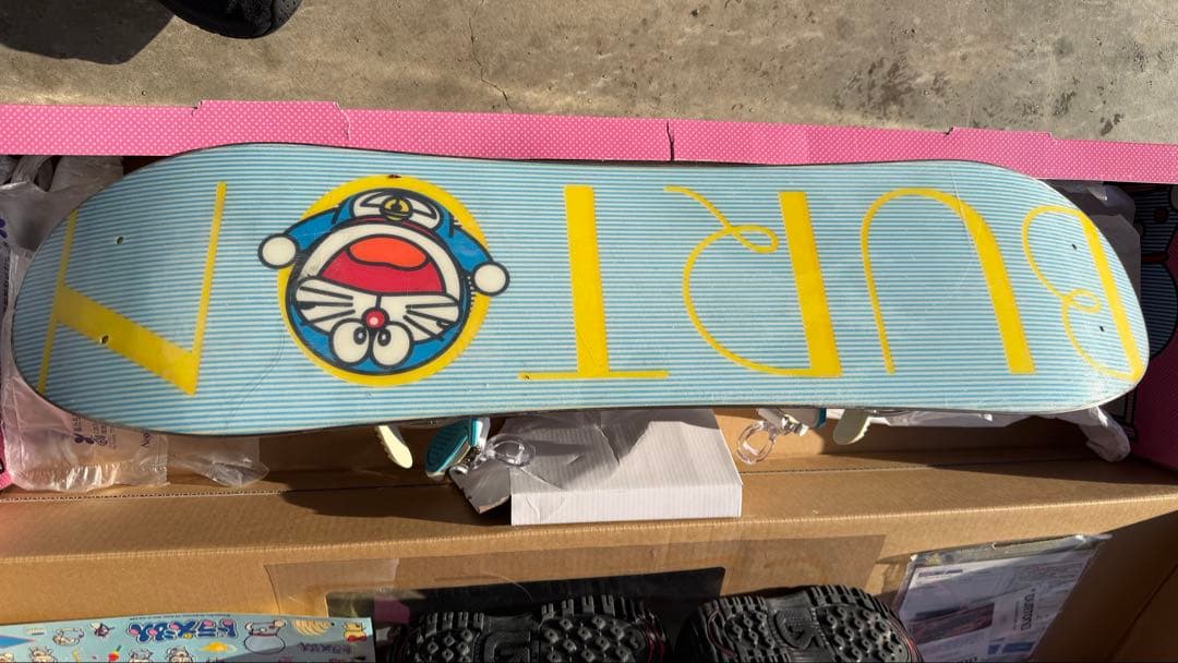 スノーボードセット　バートン　80cm ブーツ18.5cm ドラえもん