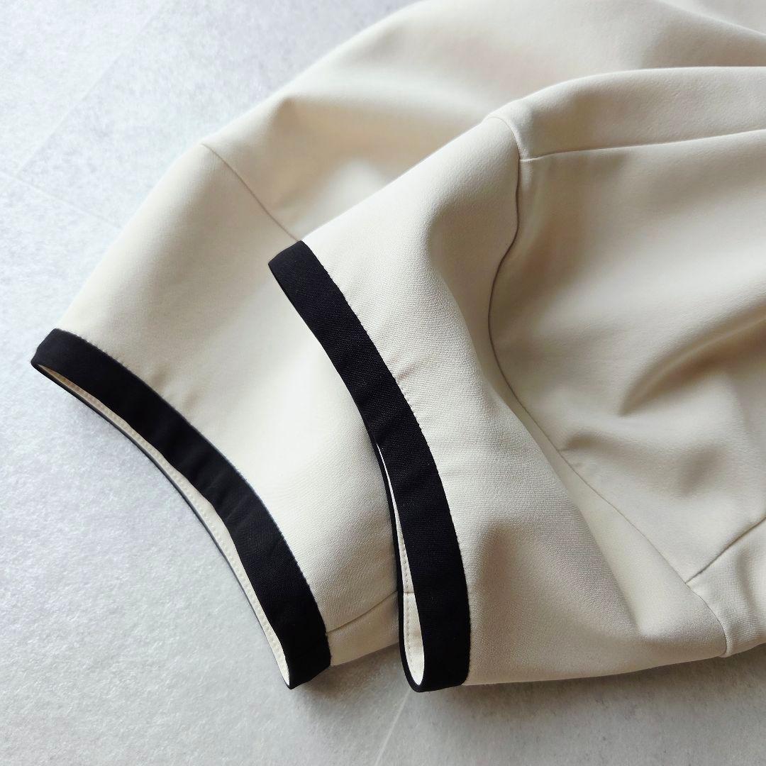 ローズティアラ サスティナブル素材 バイカラージャケット 大きいサイズ 42