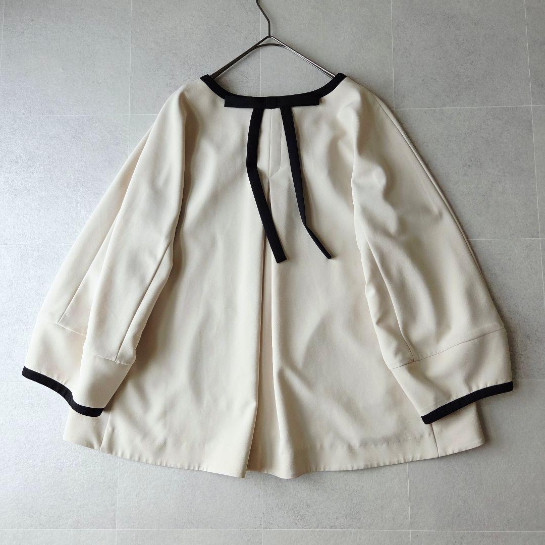 ローズティアラ サスティナブル素材 バイカラージャケット 大きいサイズ 42