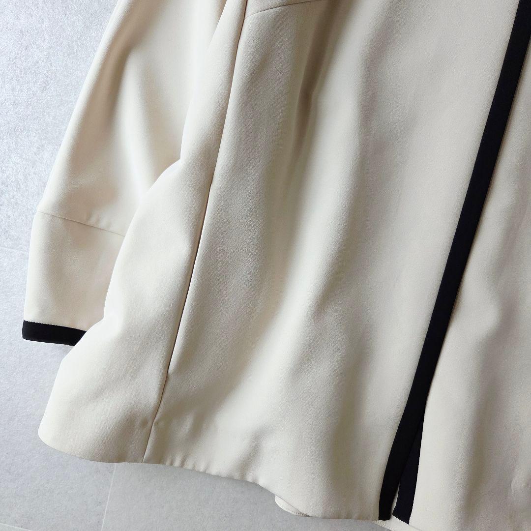 ローズティアラ サスティナブル素材 バイカラージャケット 大きいサイズ 42