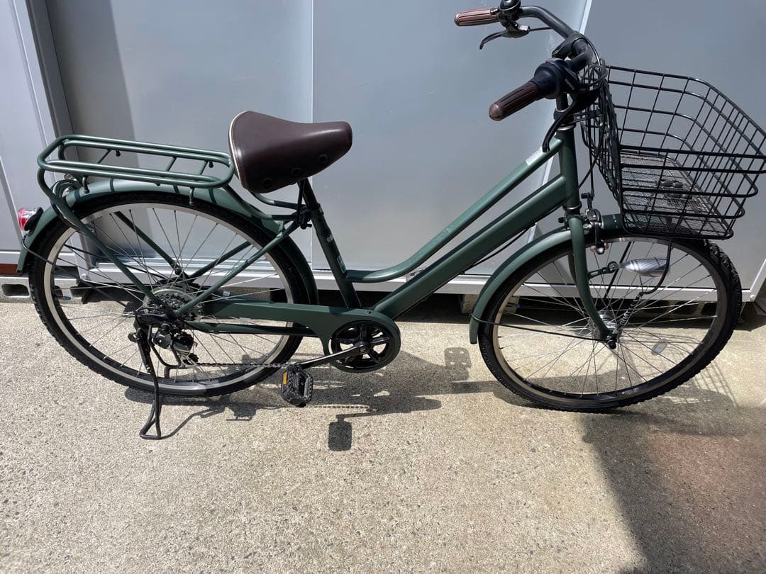 サイクルベースあさひ　 シティサイクル 前面バスケット付き