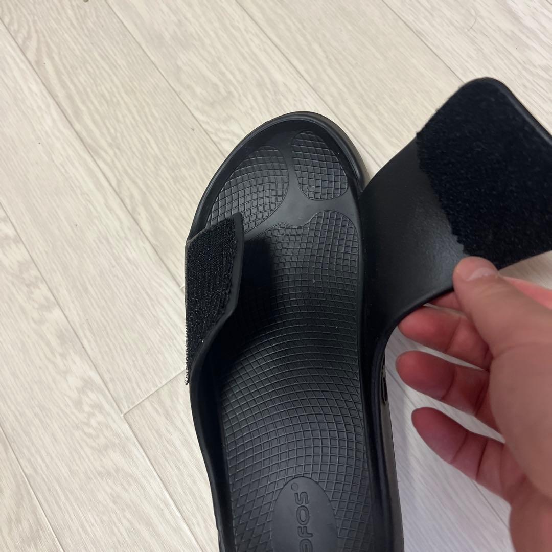 OOFOS MEN'S OOAHH SPORT FLEX ブラック 28cm