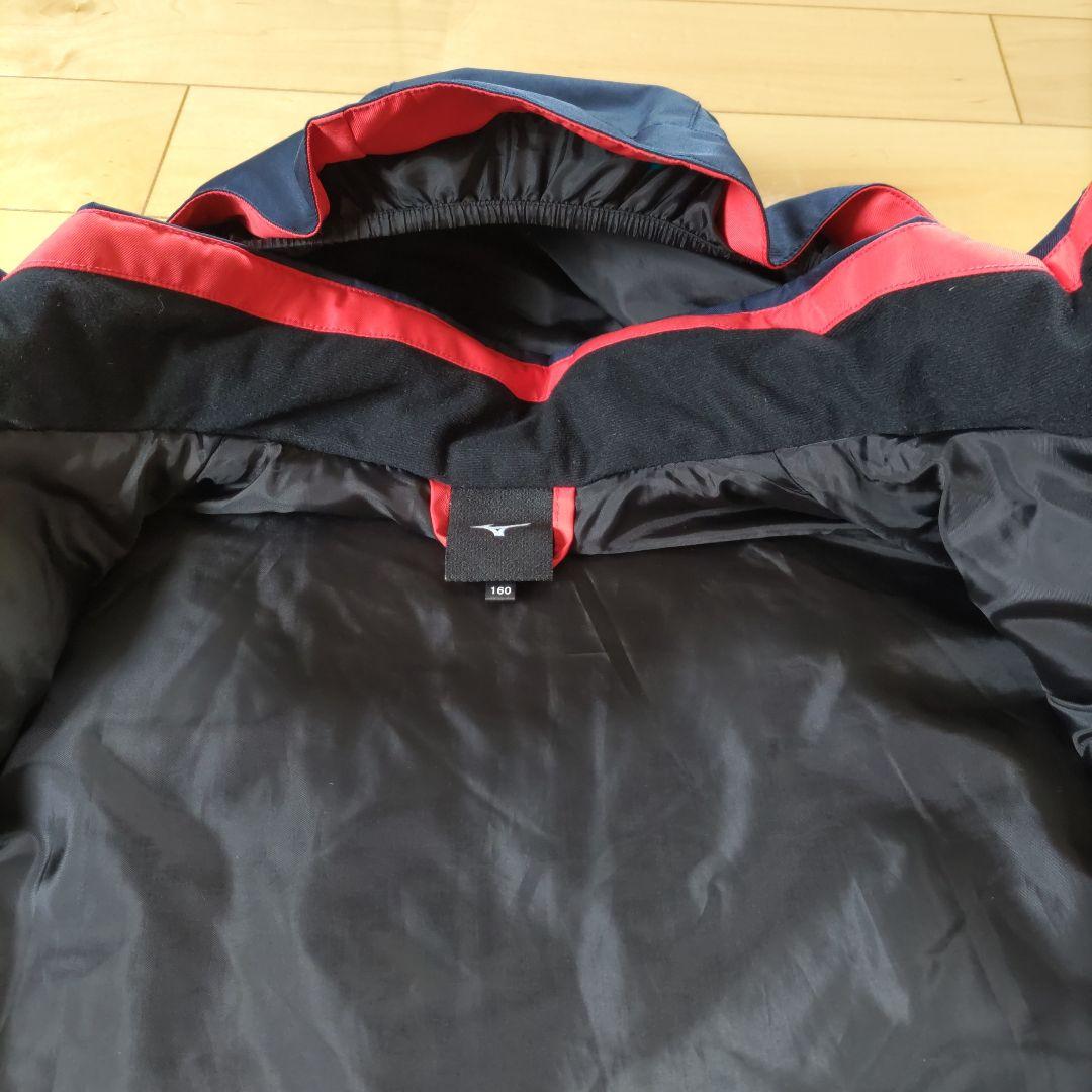 Mizuno スキーウェア 上下セット 160サイズ 赤黒