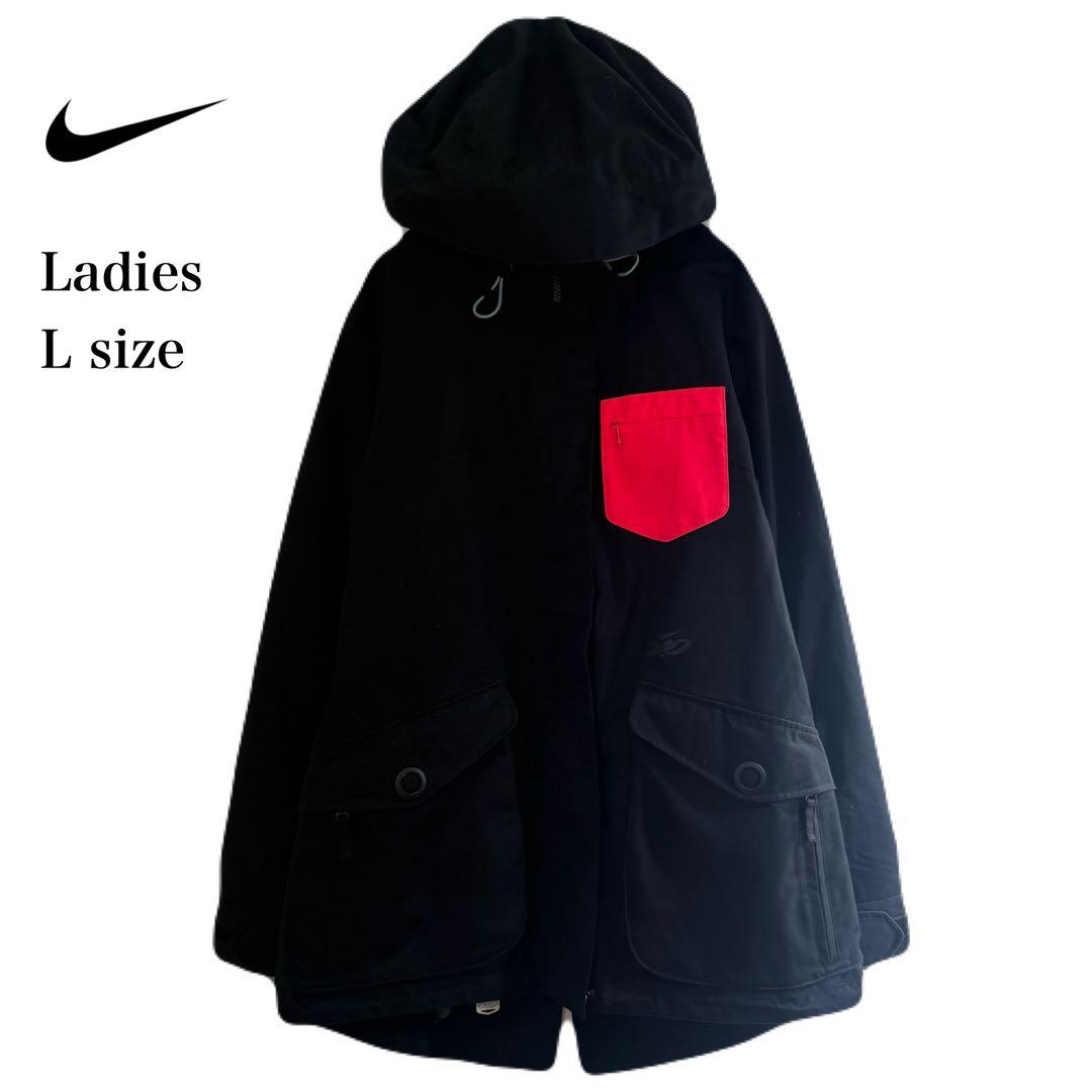 NIKE6.0 ナイキ スノーウェア ジャケット レディース L ブラック