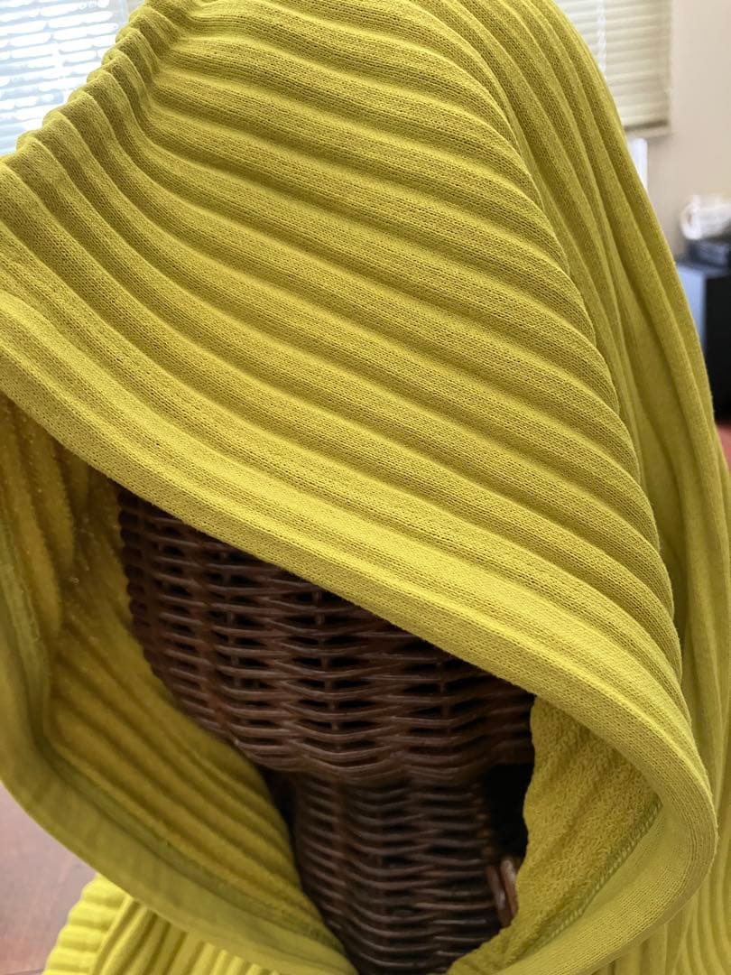 me issey miyake プリーツフード 付けフード 帽子 バラクラバ