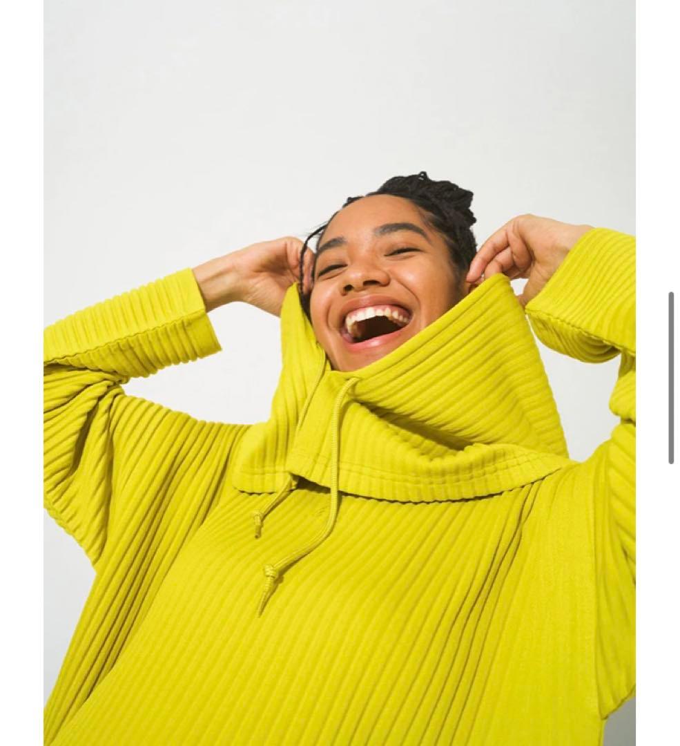 me issey miyake プリーツフード 付けフード 帽子 バラクラバ