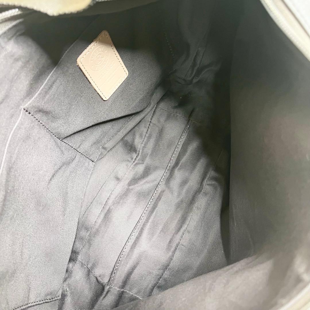 ★極美品★ラシット ソフトレザーラウンドビッグショルダーバッグ