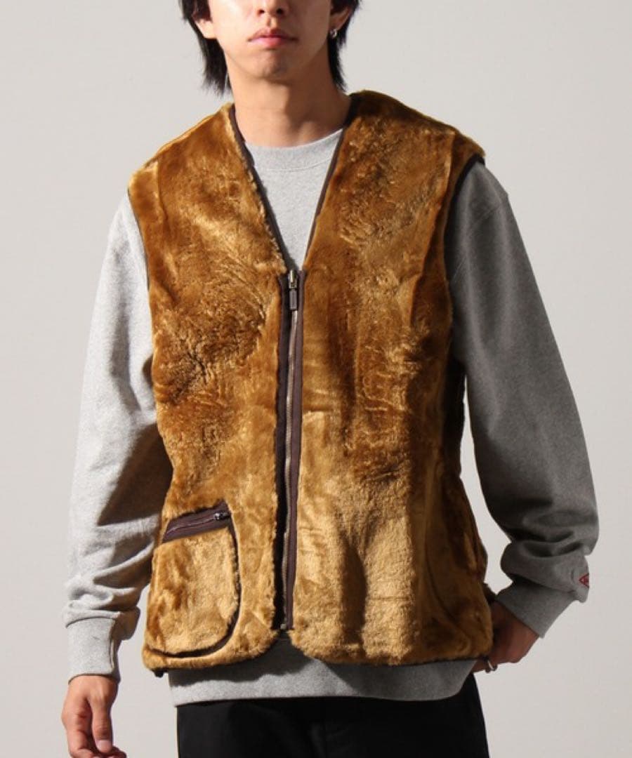 【超美品】Barbour バブアー　ワームパイルジップインライナー　ベスト