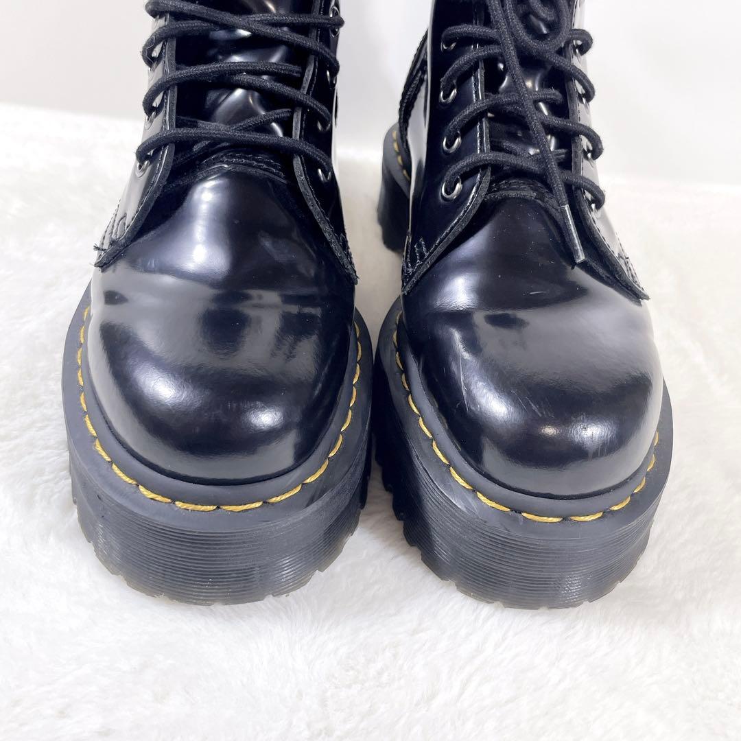 ドクターマーチン JADON 8ホール ブーツ 厚底 レザー ブラック 26cm
