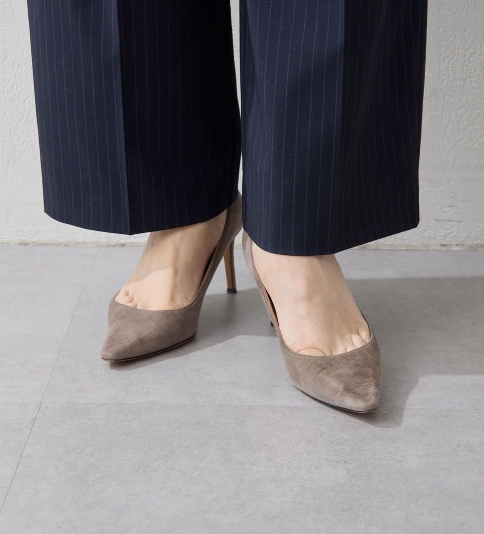 Whim Gazette ＜コラボ＞テーラーカラーノースリーブジャンプスーツ