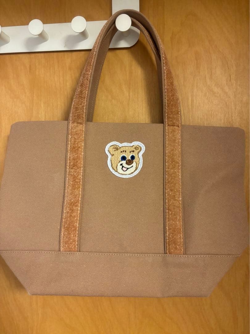 フェイラー　オールドテディ　トートバッグ　ベージュ