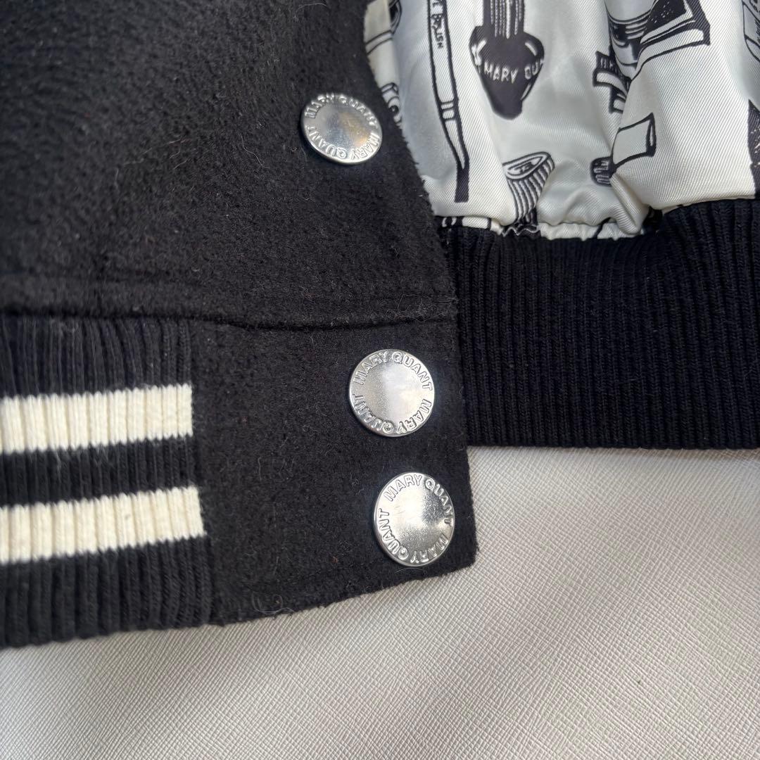 MARY QUANT スタジャン　ブラック　Y2K デイジー