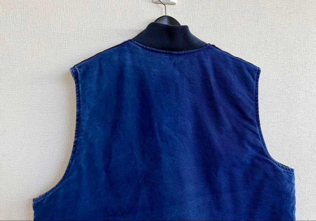 超超スペシャル 80s 星タグ ヴィンテージ カーハート ベスト XXL ブルー