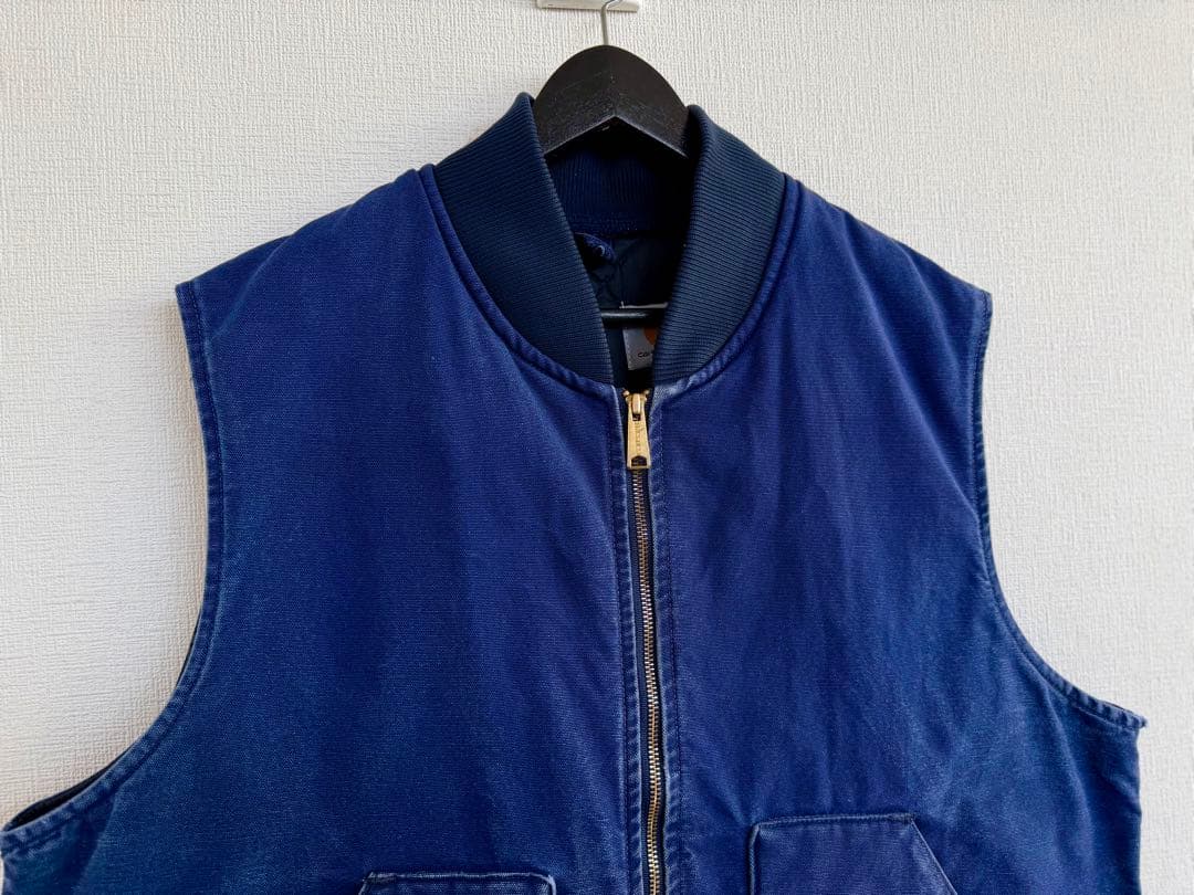 超超スペシャル 80s 星タグ ヴィンテージ カーハート ベスト XXL ブルー