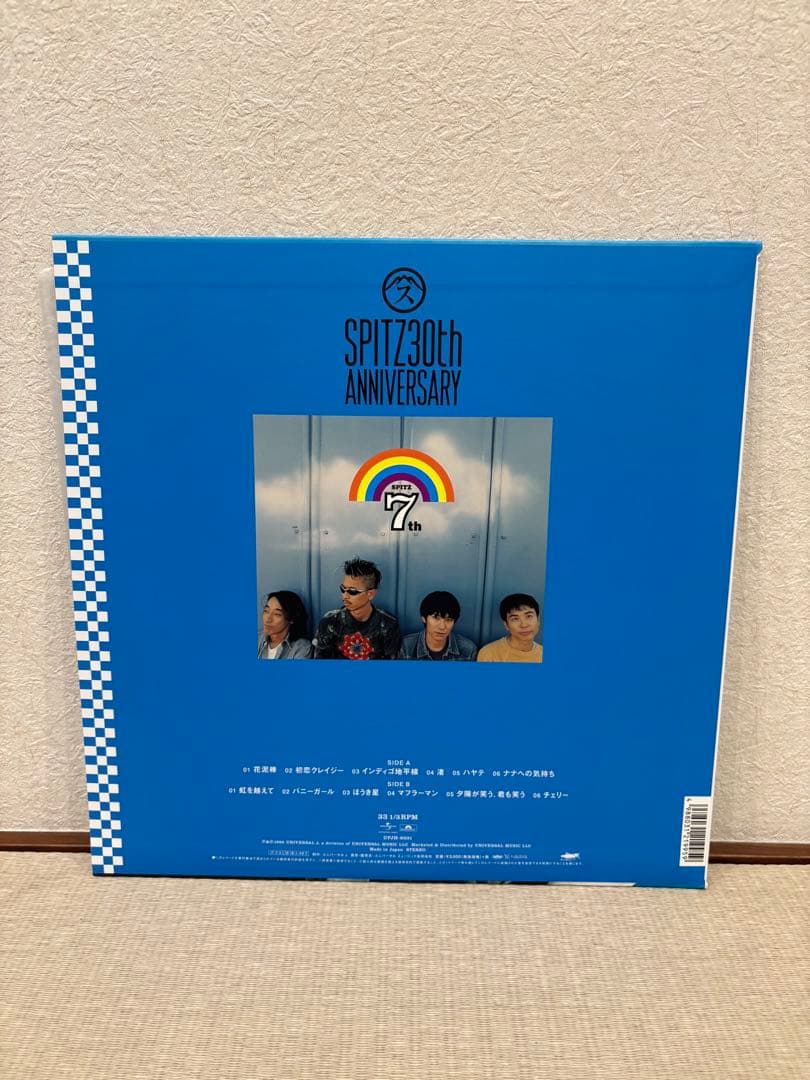 スピッツインディゴ地平線三日月ロック結成30周年記念 アナログ盤完全受注限定生産