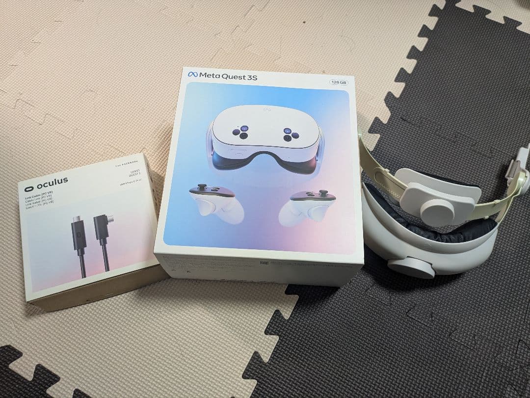  Quest 3S 128GB 本体 純正Link Cable セット