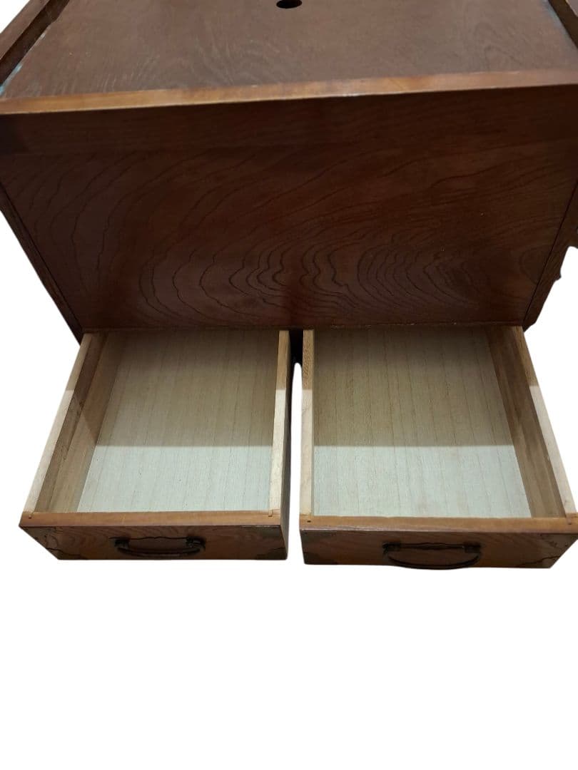 関東火鉢 長火鉢 囲炉裏 レトロ 木製 アンティーク