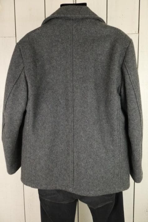 USA製【超美品】☆Schott：厚手メルトン　シングル　ピーコート　42