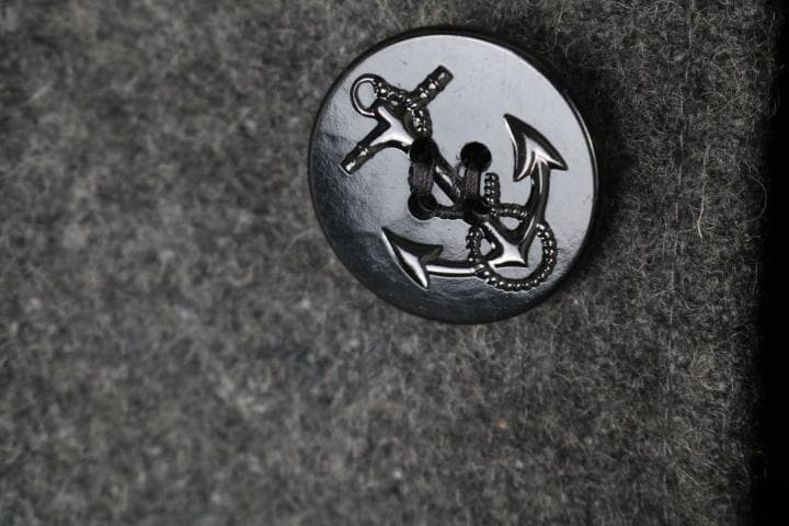 USA製【超美品】☆Schott：厚手メルトン　シングル　ピーコート　42