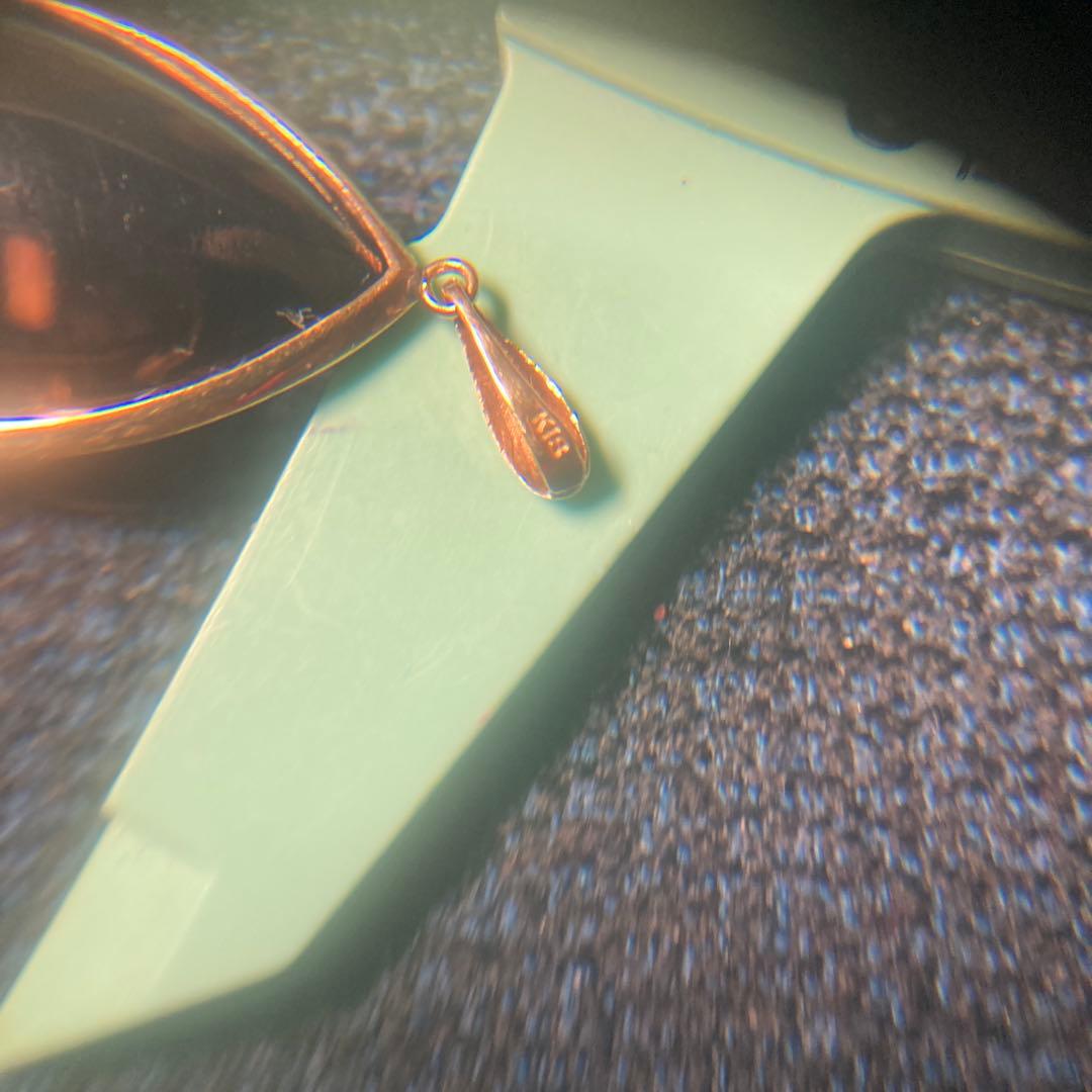 @(・●・)@…これもk18の18金の金具のペンダントトップです♪