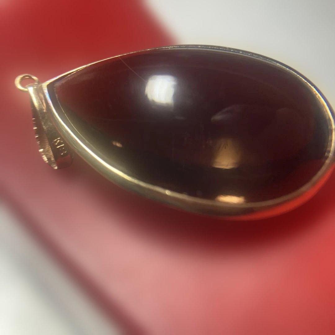 @(・●・)@…これもk18の18金の金具のペンダントトップです♪