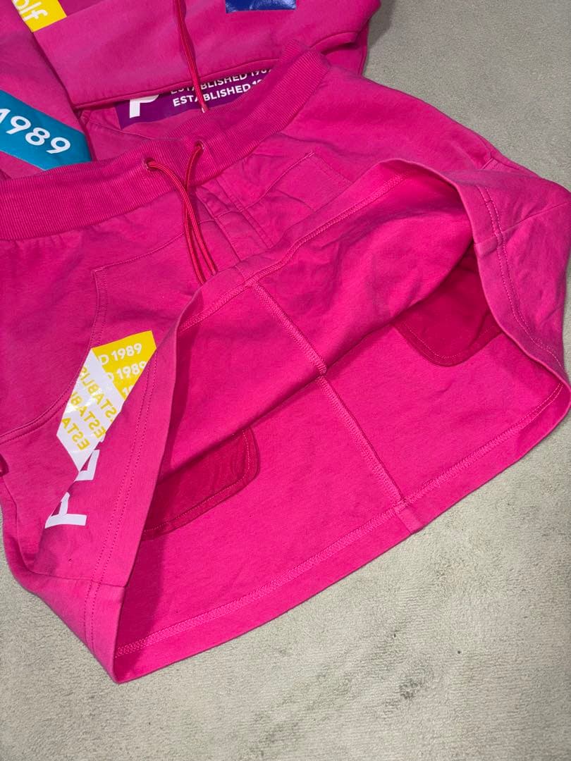 （美品）パーリーゲイツ、フルジップパーカーとスカートのセットアップ、サイズ1