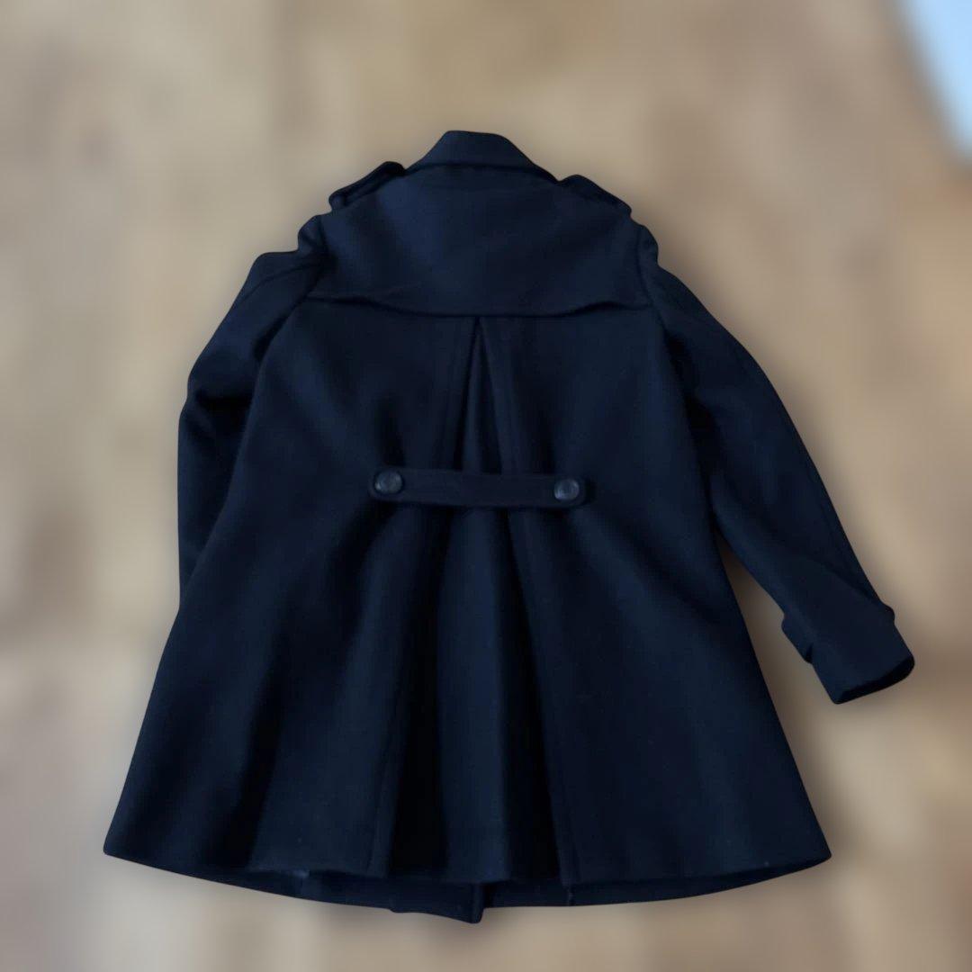 フレームワーク　黒 ウール ピーコート　　カシミア　38