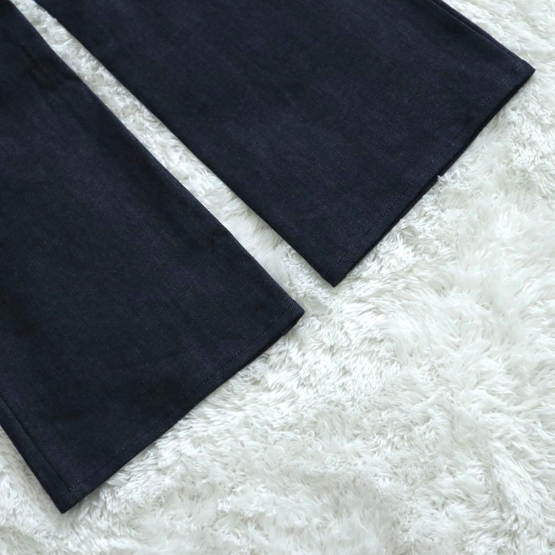 25SS★MEER. デニムオールインワン フラワーボタン インディゴ M