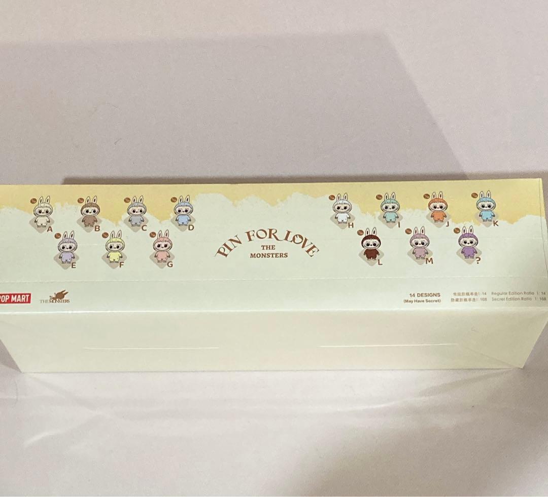 POP MART MONSTERS PIN FOR LOVE (A-M) 未開封