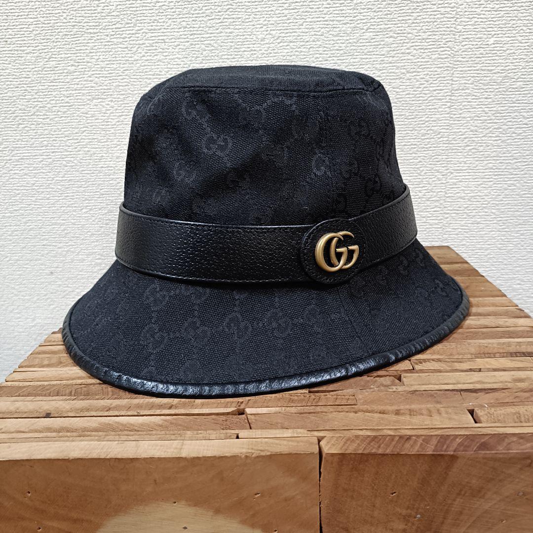 【美品】GUCCI バケットハット　Mサイズ