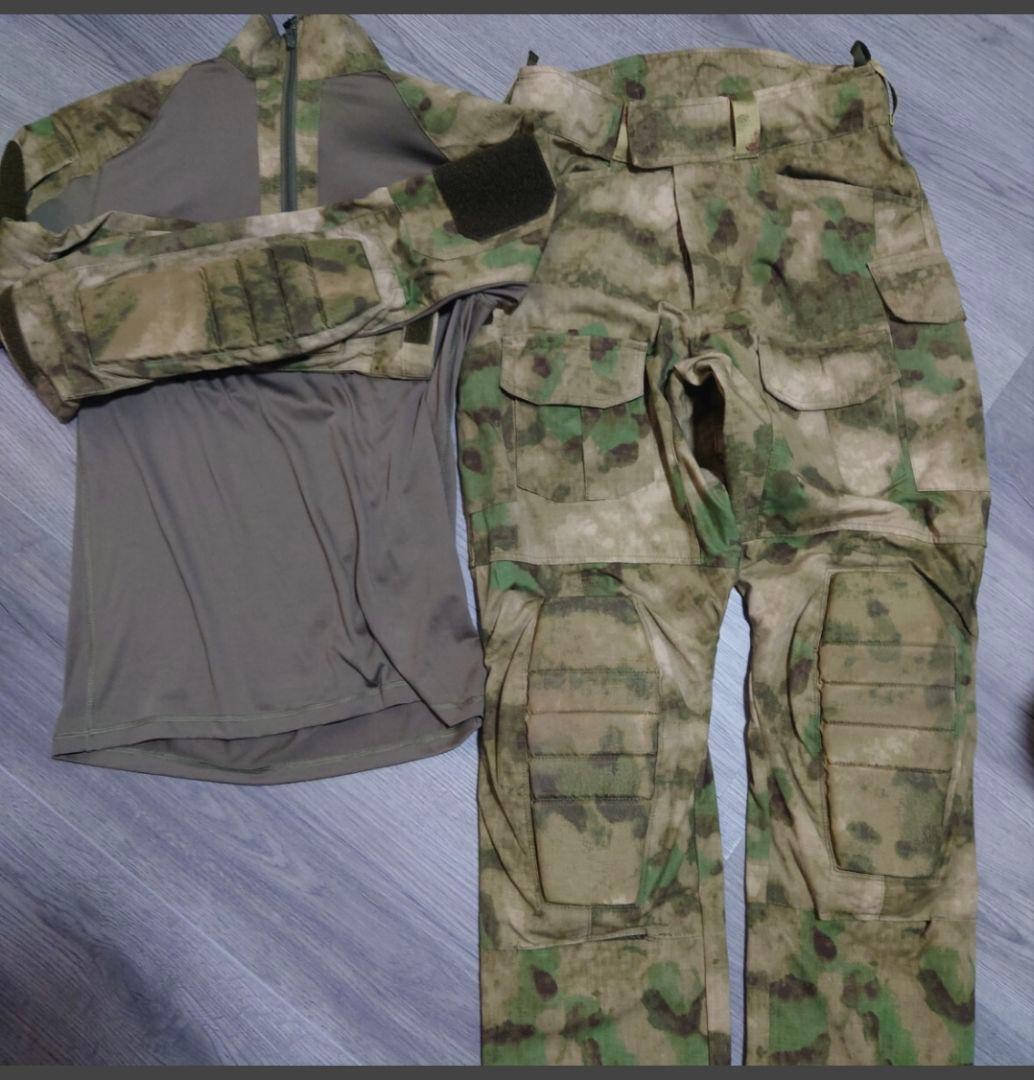 ロシア GIENA Tactical製 上下 A-Tacs-Fg Moss迷彩