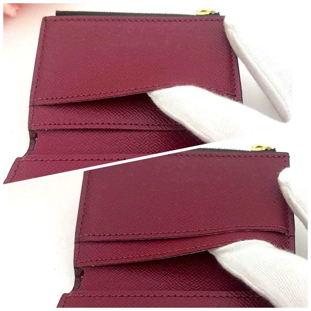 ポルトフォイユゾエ フューシャ ルイヴィトン モノグラム コンパクト財布