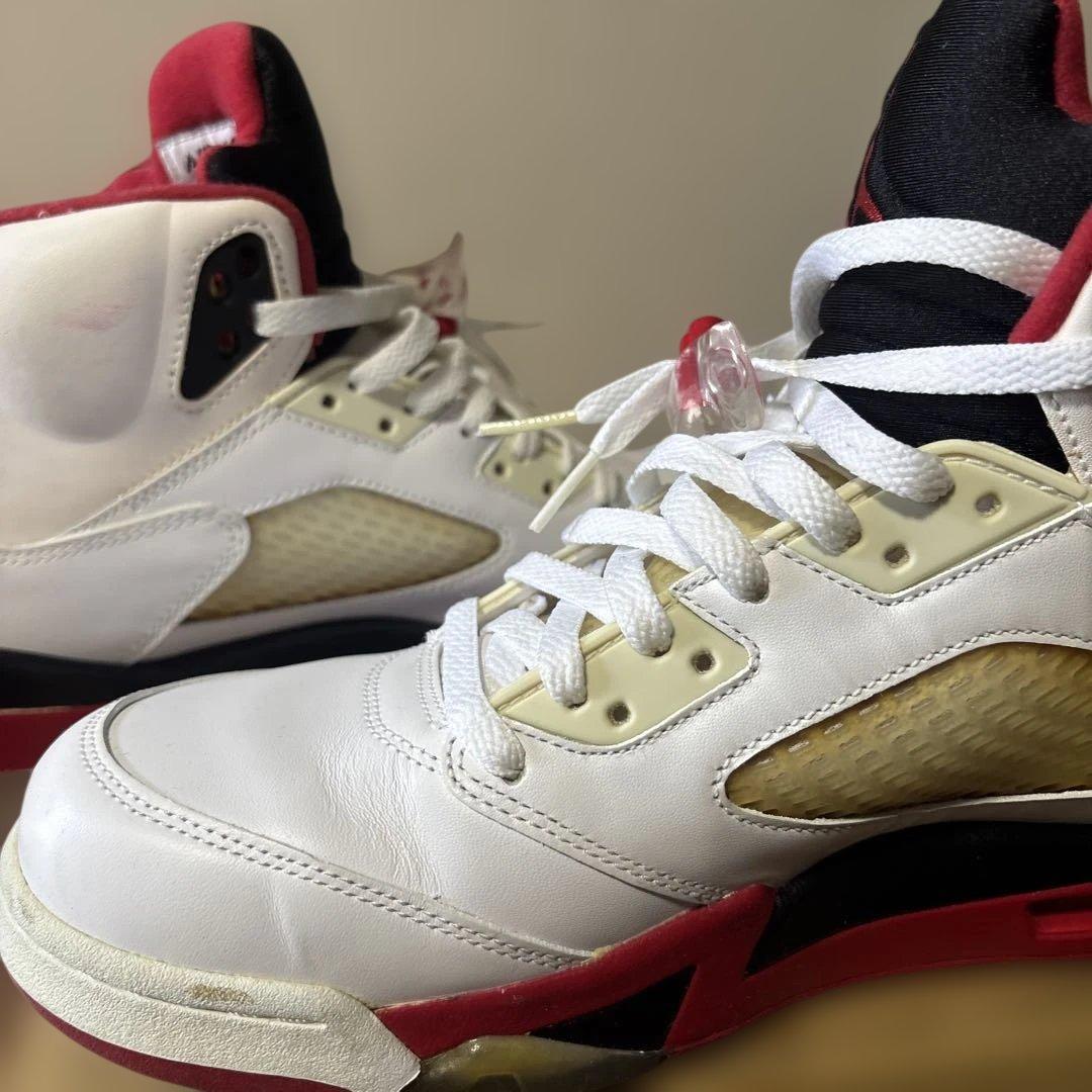 NIKE エアジョーダン5 Fire Red 28.5cm