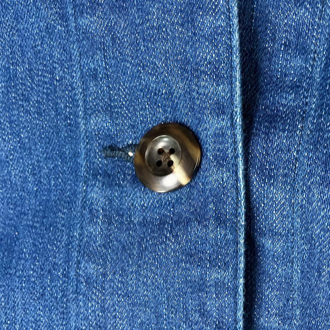 SEVENTH SENSE FOLKLORE ニットデニム　カバーオール　L