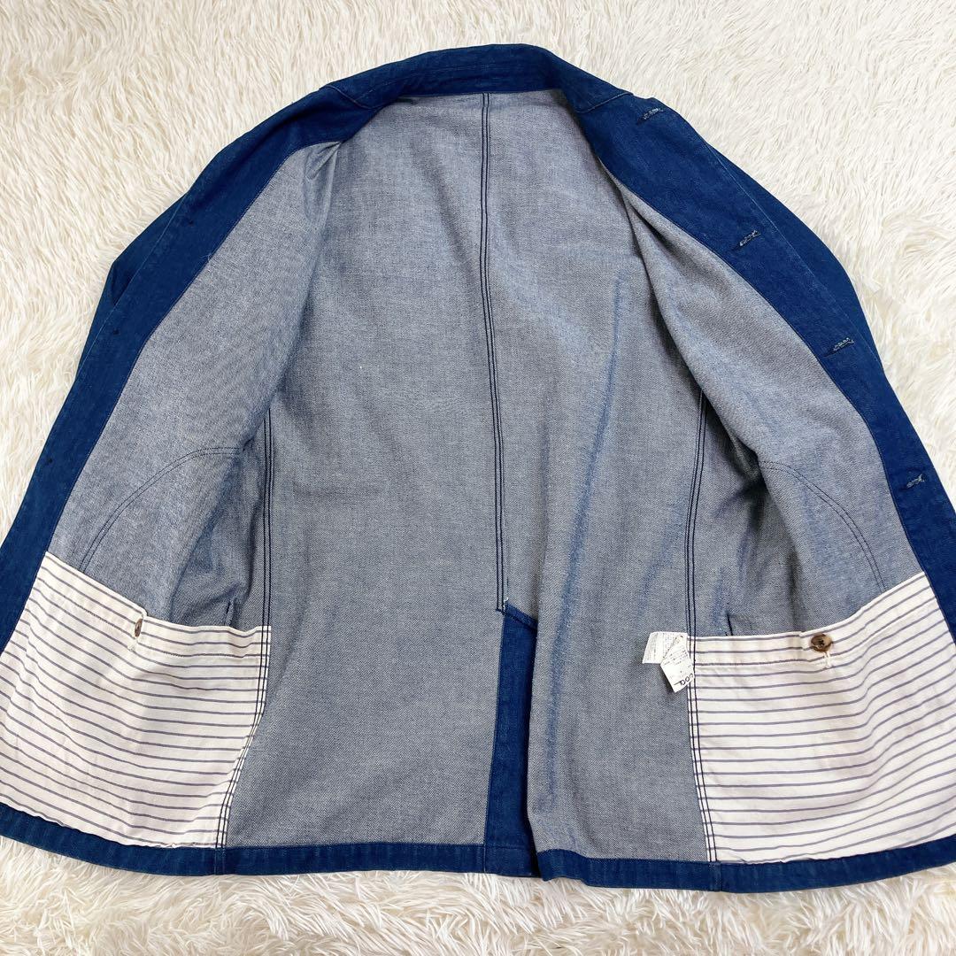 SEVENTH SENSE FOLKLORE ニットデニム　カバーオール　L