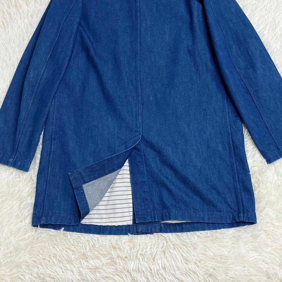 SEVENTH SENSE FOLKLORE ニットデニム　カバーオール　L