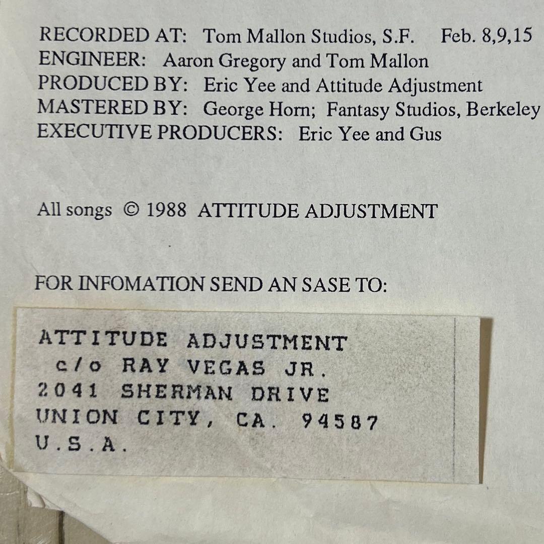 洋楽 Attitude Adjustment No More Mr. Nice Guy