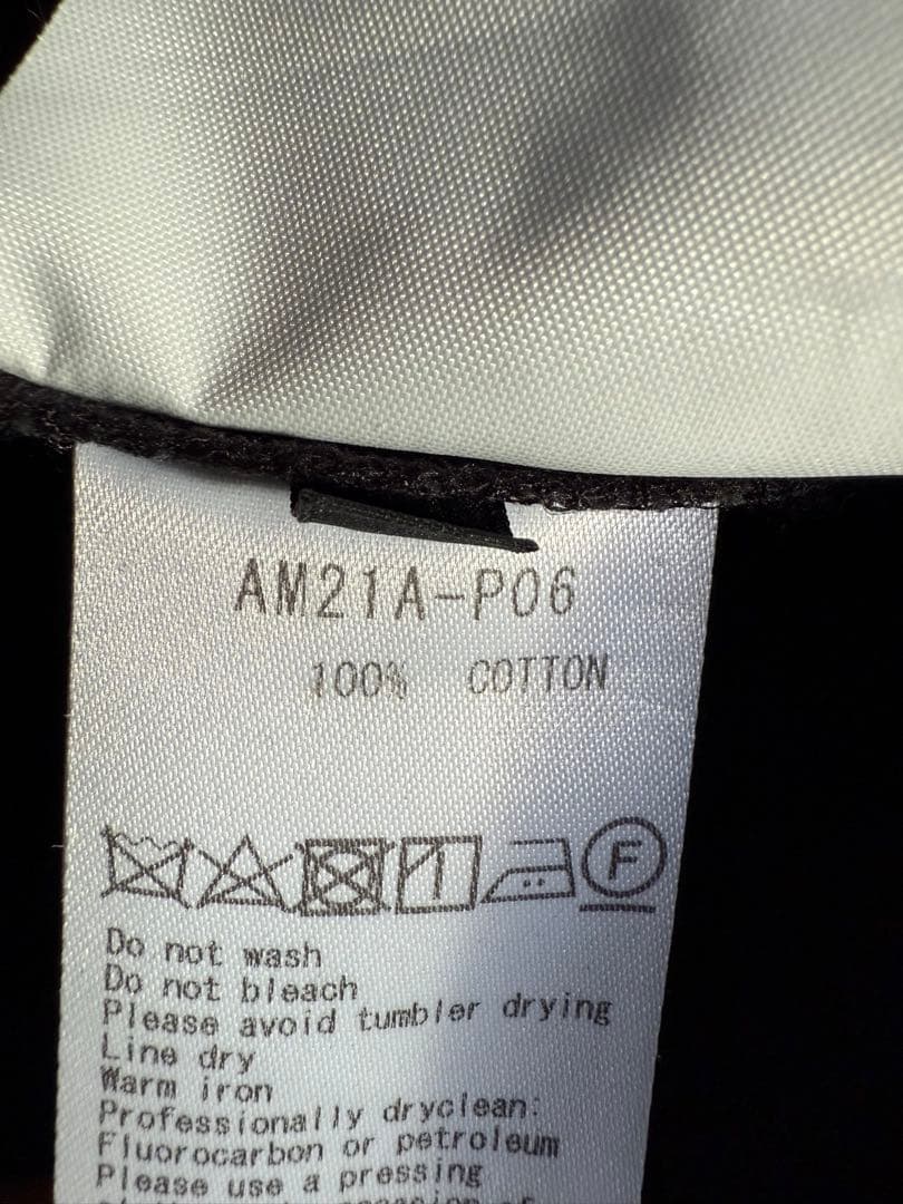 ato アトウ コットンツータック スラックス パンツ