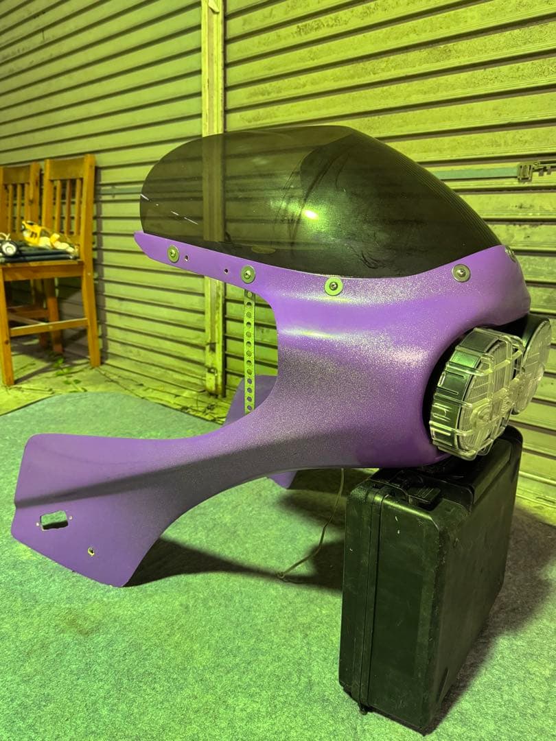 ディアルカウルロケットカウル紫ラメ