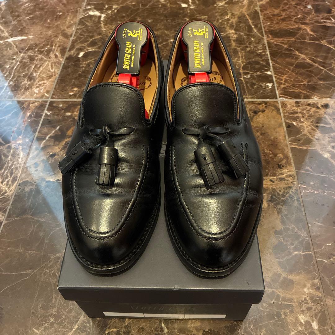 【スコッチグレイン】タッセルローファー 24.5cm