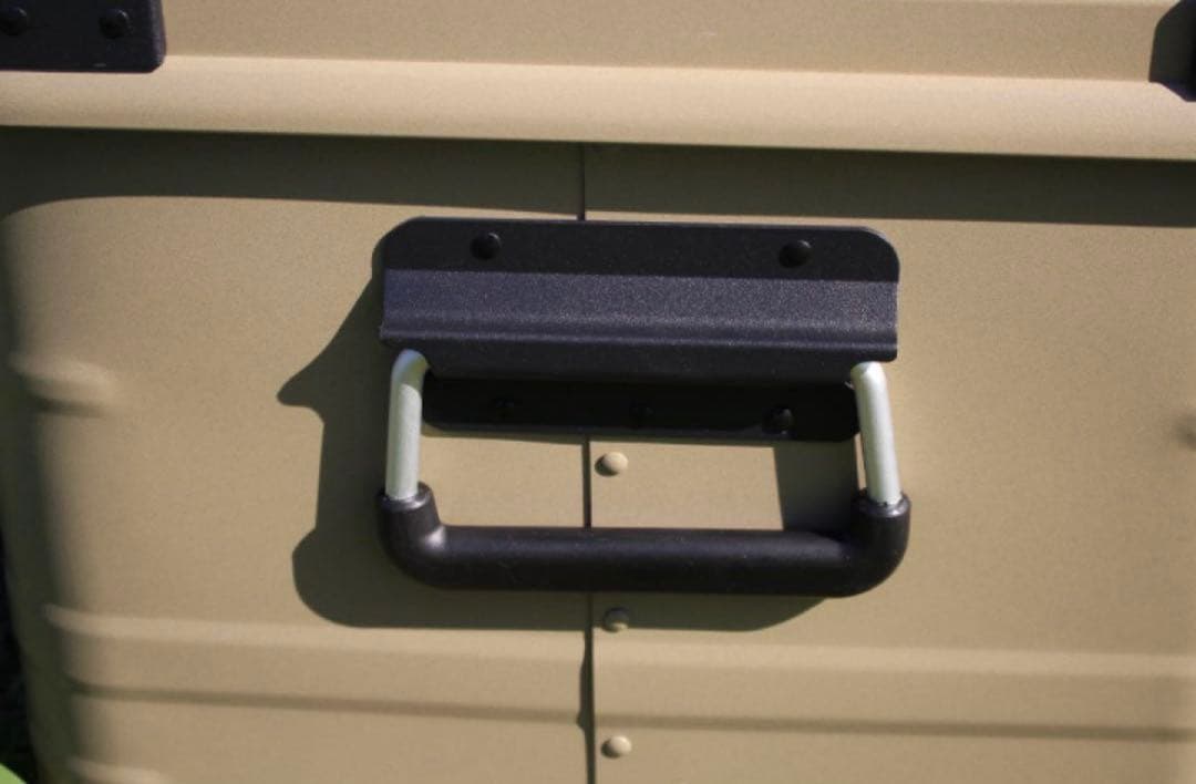 アースカラー アルミコンテナボックス ４９Ｌ ガレージ収納 キャンプギア収納