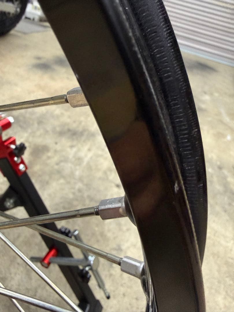 21インチスポークホイール ブラックアルミリム WR250F